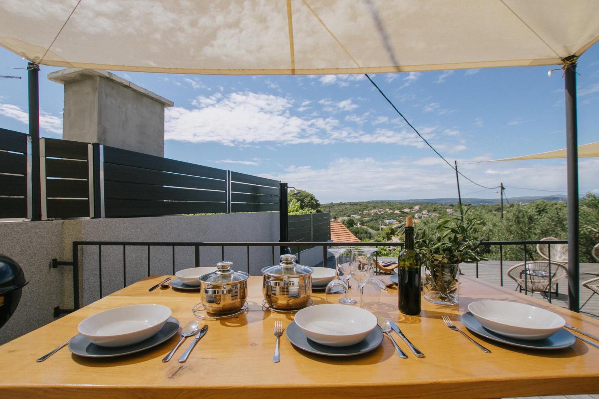 House Marija Drvenik Mali Villa Trogir Exteriör bild